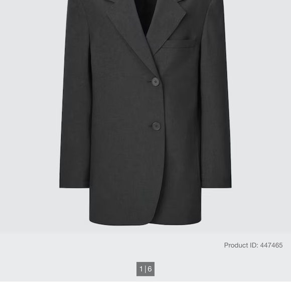 uniqlo black suit jacket - Picture 5 of 6